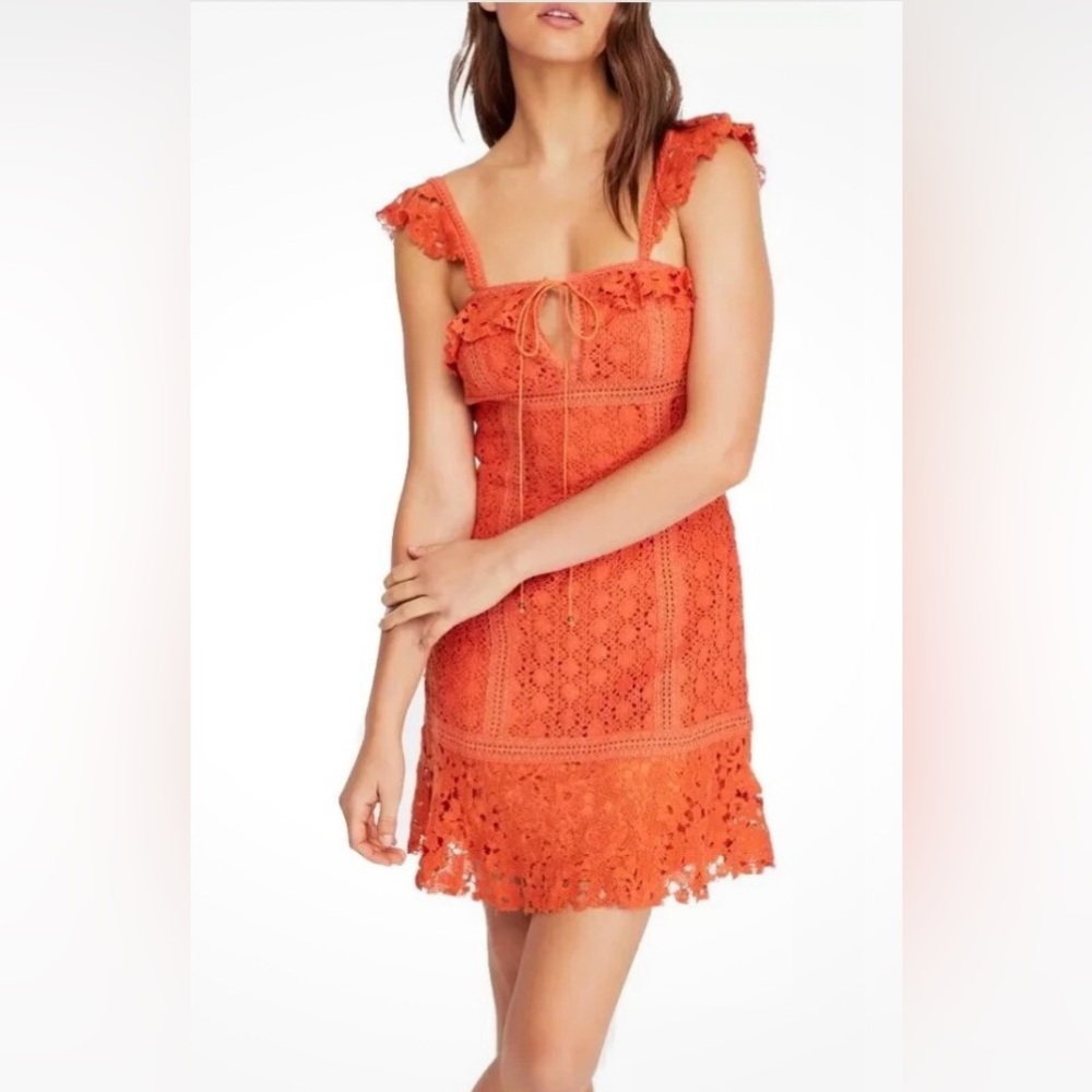 Free People Cross My Heart mini dress SZ4